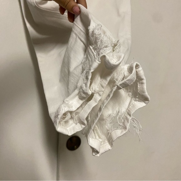 MOTHER The Lace Up High Waisted Dazzler Ankle Chew Jeans Size 24 - Picture 11 of 13